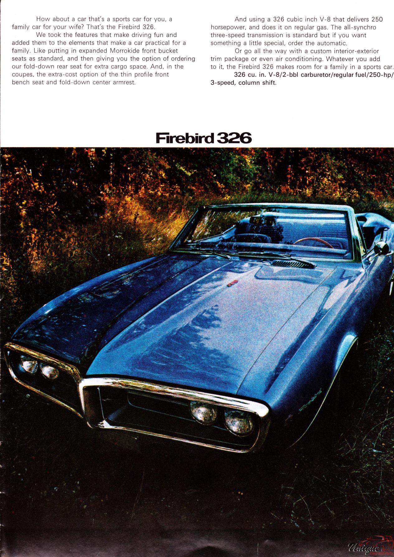 1967 Pontiac Firebird Brochure Page 9